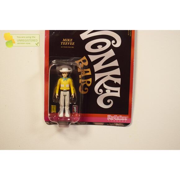 Super 7 ReAction Willy Wonka Mike Teevee Figure - Picture 2 of 4